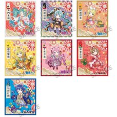 Hatsune Miku x Lucky Cat Acrylic Art Board Art by Rassu