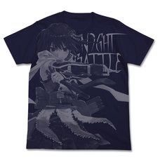 Kantai Collection -KanColle- Sendai Kai Ni Graphic Navy T-Shirt
