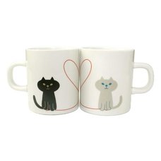 Cats in Love Mug Set