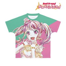 BanG Dream! Girls Band Party! Aya Maruyama Ani-Art Unisex Full Graphic T-Shirt Vol. 4