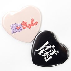 Heart-Shaped Can Badges