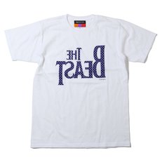 The Beast T-Shirt (White x Blue Dot)