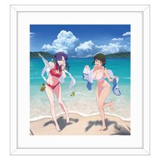 Gridman Universe Framed High Definition Art The 2nd & Hime: Swimsuit Ver.