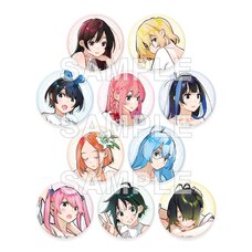 Rent-A-Girlfriend x The Shiunji Family Children Tradeable Tin Badge Venus Ver. Complete Box Set