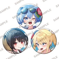 KonoSuba: God's Blessing on This Wonderful World! Newly Drawn Tin Badge Set Aqua & Megumin & Darkness (Set of 3)