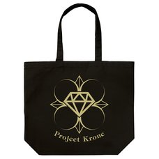 The Idolm@ster Cinderella Girls Project: Krone Large Black Tote Bag