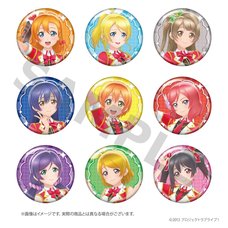 Love Live! Trading Pin Badges Bokura no LIVE Kimi to no LIFE Ver. (Set of 9)
