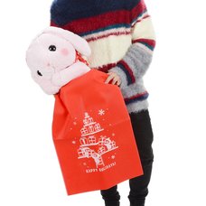 Amuse Big Plush Gift w/ Holiday Gift Bag Set