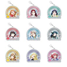 Love Live! Sunshine!! The School Idol Movie: Over the Rainbow Clear Stained Charm Collection Box Set