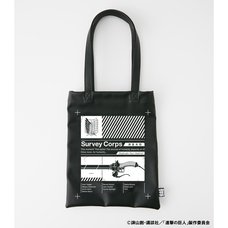 Attack on Titan R4G Survey Corps Black Tote Bag