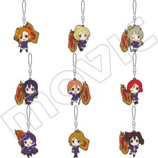 Love Live! School Idol Project Championship Flag Rubber Strap Collection Box Set