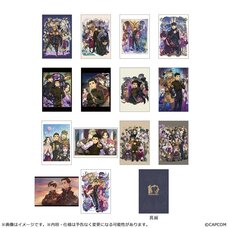 The Great Ace Attorney 10th Anniversary Illustration Card Set w/ Stand