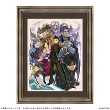 The Great Ace Attorney: Adventures Main Visual Chara Fine Graph w/ Frame