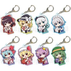 Touhou Project Gyugyutto Acrylic Keychain Collection