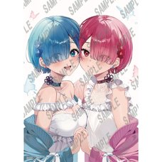 Re:ZERO -Starting Life in Another World- B2-sized Tapestry Ram & Rem Illustrated by Rei Minase (C108)