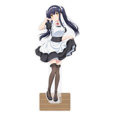 Summer Pockets Large Acrylic Stand Kamome Kushima: Servicing Maid Ver.