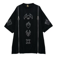 LISTEN FLAVOR The Magic Tramp Twin Zip Super BIG T-Shirt