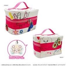 Love Live! Hasu no Sora Jogakuin School Idol Club The Movie: Bloom Garden Party Hasu no Sora Jogakuin School Store Rurino's Cardboard-style Pouch w/ Acrylic Keychain