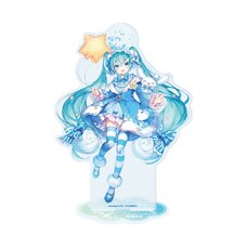 Hatsune Miku x Cinnamoroll Big Acrylic Stand Collaboration Illustration