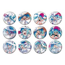 Racing Miku 2024 Ver. Trading Can Badge Complete Box Set