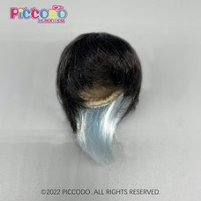 Piccodo Doll Wig Mullet Hair Blue Dip-Dye
