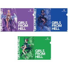 Girls from Hell A4 Clear File Set B