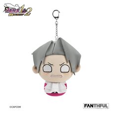 Fanthful Ace Attorney Investigations Plushie Keychain Miles Edgeworth (Damage)