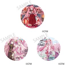 Sakura Miku x Hirohako Mega Tin Badge Stand Hirosaki 2025
