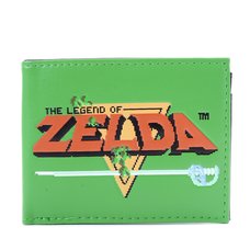 Nintendo Legend of Zelda Green Bi-Fold Wallet