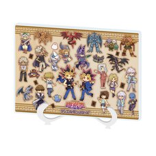 Yu-Gi-Oh! Duel Monsters A5 Size Acrylic Art Board Group Design Retro Art