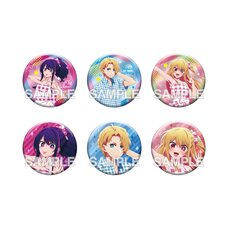 Oshi no Ko Glimmering Tin Badge Collection+75 Summer Ver. A Complete Box Set