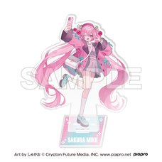 Sakura Miku x Shibuya Sakura Stage Acrylic Stand Art by Shugao