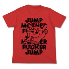 Pop Team Epic Jump French Red T-Shirt