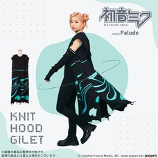HATSUNE MIKU EXPO 10th Anniversary MV Model Knit Hood Gilet