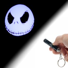 Nightmare Before Christmas Jack Logo Flashlight Keychain