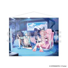 Arknights Tapestry Operators Holiday 2 Mizuki & U-Official