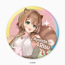 hololive Meet 5th Anniversary Windy Traveler Tin Badge Ayunda Risu