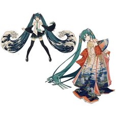 Hatsune Miku x Katsushika Hokusai Plushie