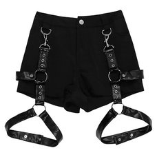 LISTEN FLAVOR Shorts w/ Harness Garter Belt M Size