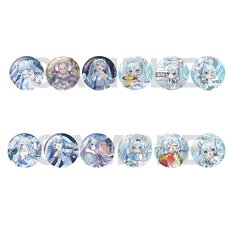Snow Miku x Hirohako Hologram Tradable Tin Badge (1 Piece)