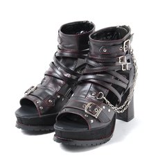 YOSUKE 2015SS Chain Bootie Sandals