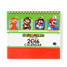 Super Mario 2016 Desktop Calendar