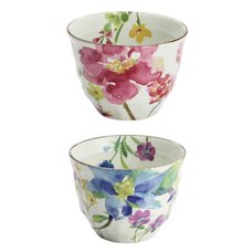 Mino Ware Flower Teacup