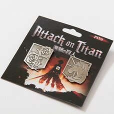 Attack on Titan Stationary Guard & Military Police Emblem Pins