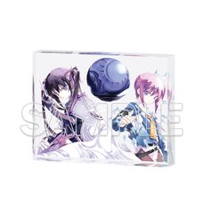 Wizard's Brain 25th Anniversary Acrylic Block Ren Amagi & Sakura