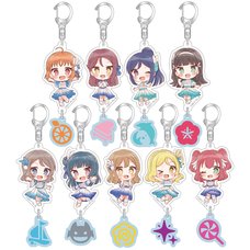 Love Live! Series Presents COUNTDOWN LoveLive! 2021→2022 〜LIVE with a smile!〜 Acrylic Rubber Keychain Vol. 1