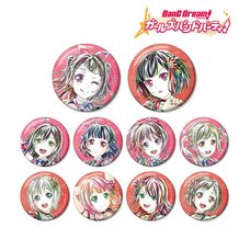 BanG Dream! Girls Band Party! Trading Ani-Art Acrylic Pin Badge Collection Vol. 4 Ver. A Complete Box Set