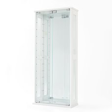 Colete Collection Display Cabinet w/ Glass Doors (White)