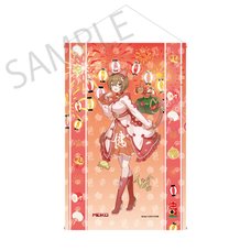 Hatsune Miku x Lucky Cat x Midsummer Kumagaya Tapestry MEIKO Art by Icomochi