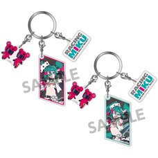 Racing Miku 2025 Ver. Triple Acrylic Key Chain